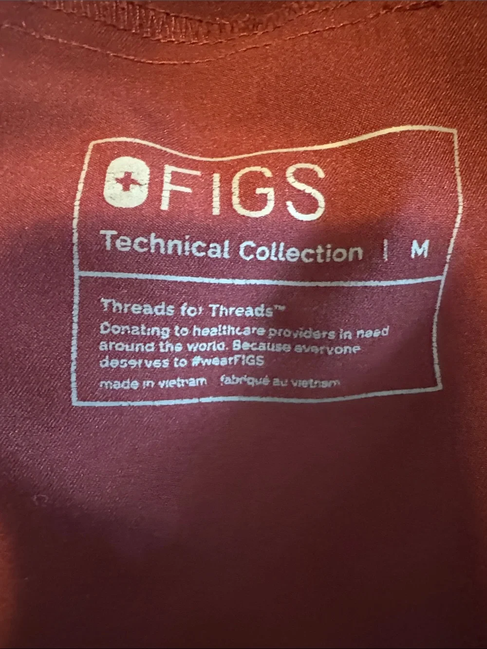 Figs maroon Men’s Scrub Jogger Pants with Drawstring